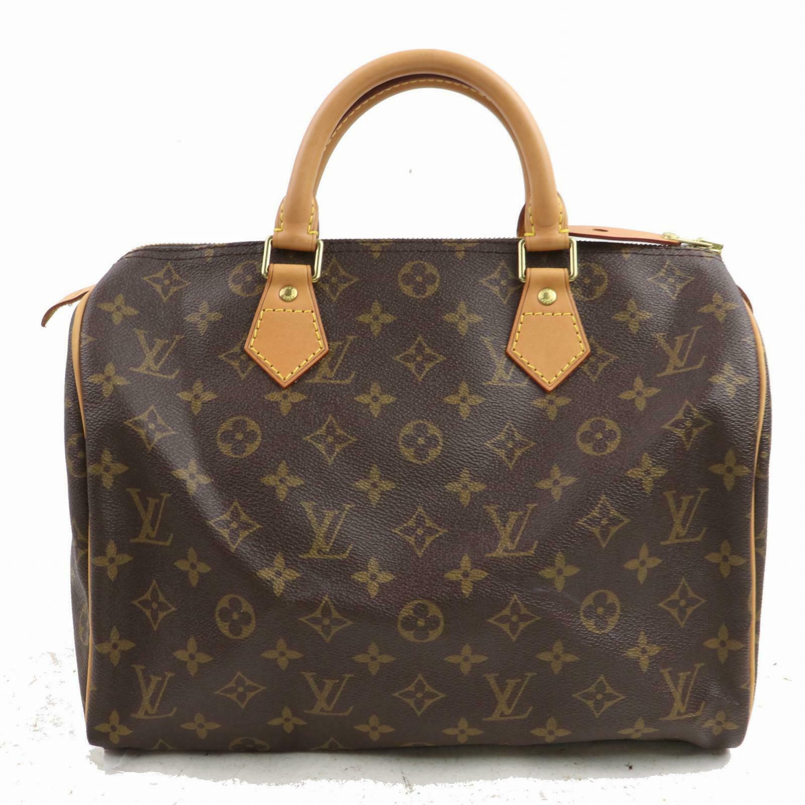 Louis Vuitton Hand Bag Speedy 30 Brown Monogram (SHC7-10985)