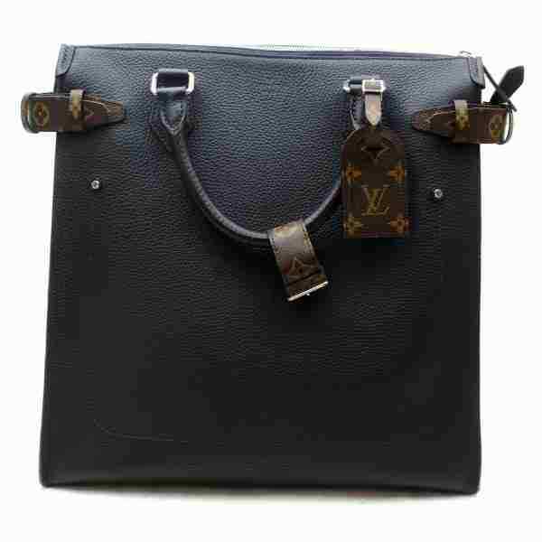 Louis Vuitton Tote Bag Zipped Tote Black Monogram  (SHC7-11031)