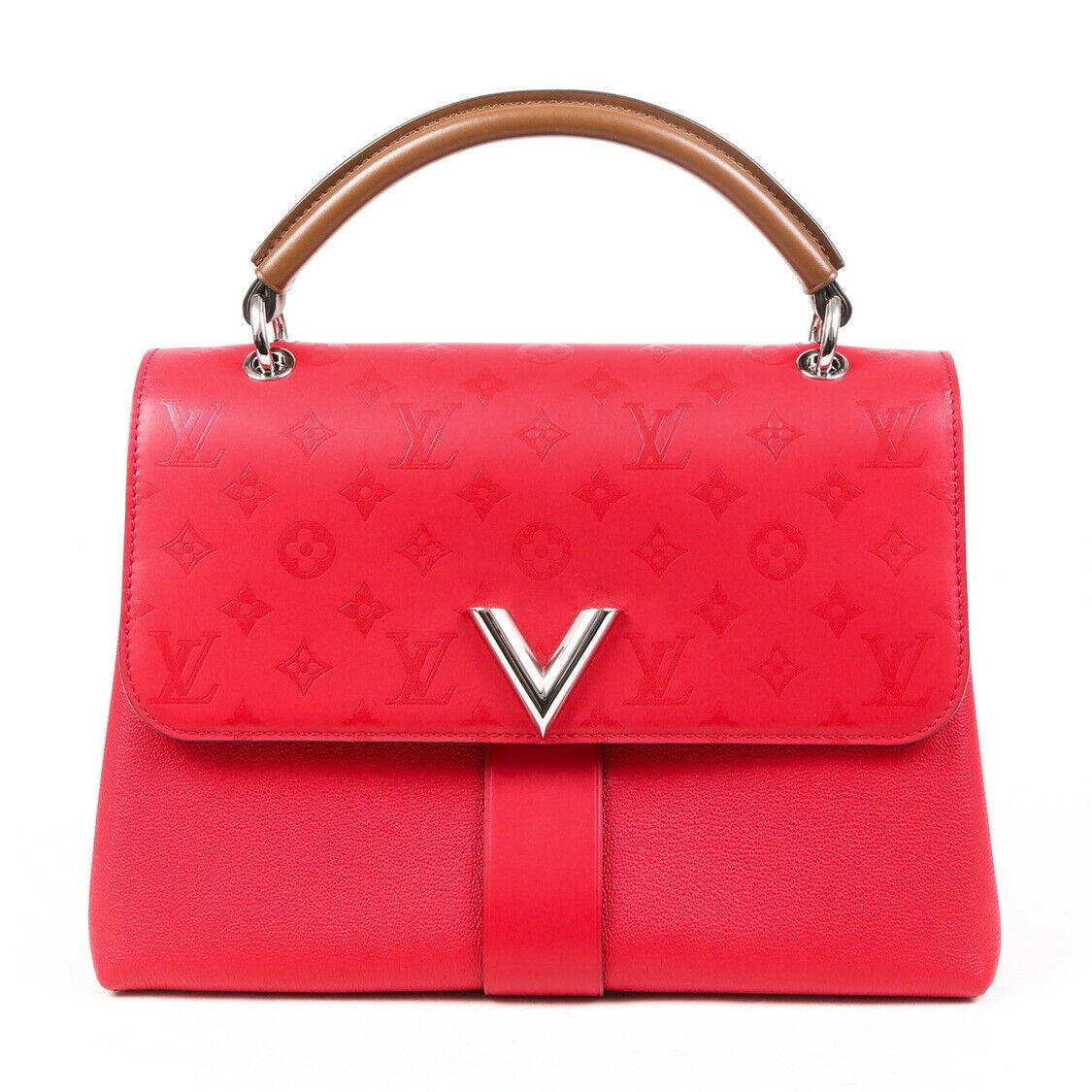 Louis Vuitton Bag Very One Red Monogram Leather