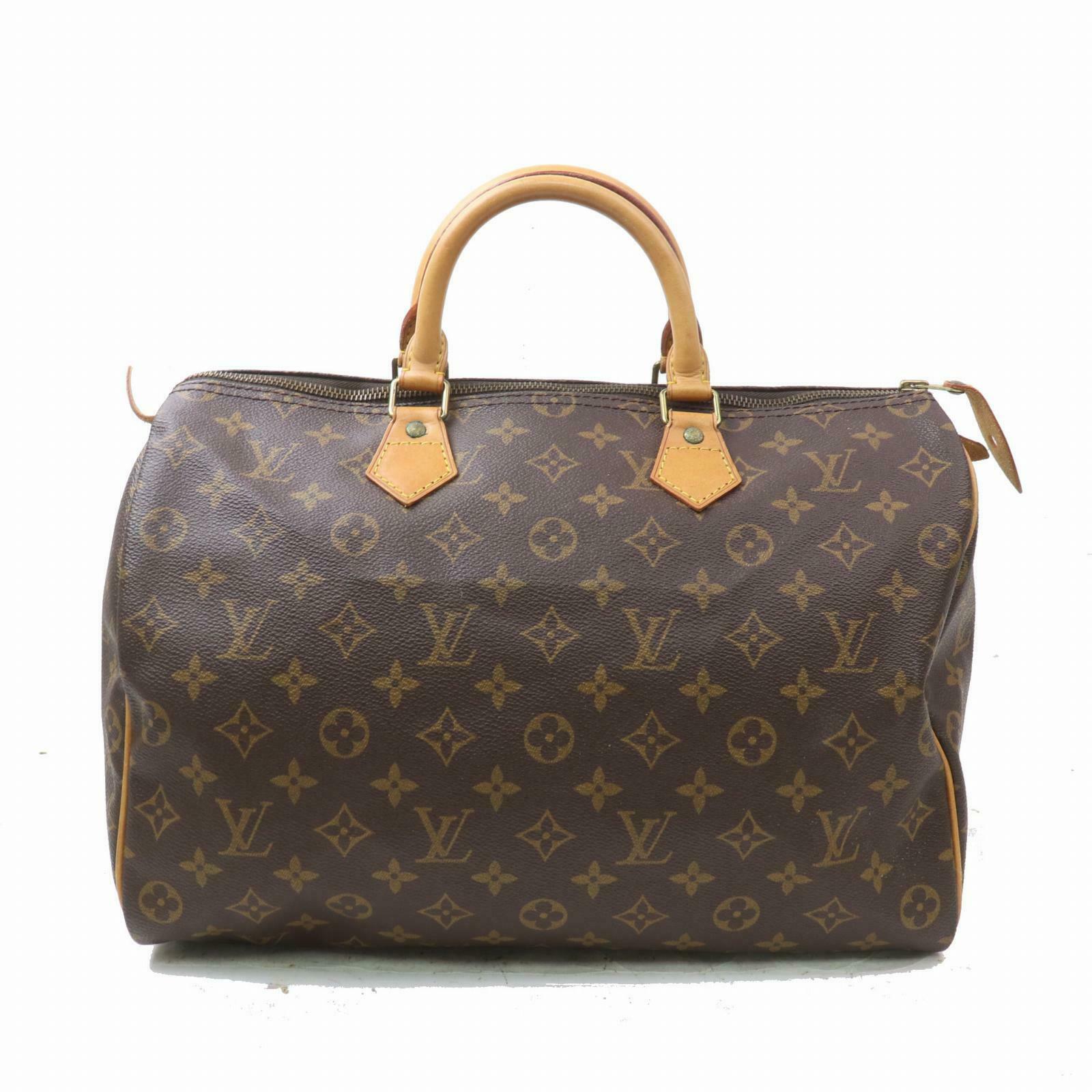 Louis Vuitton Hand Bag Speedy 35 Brown Monogram (SHC7-11005)