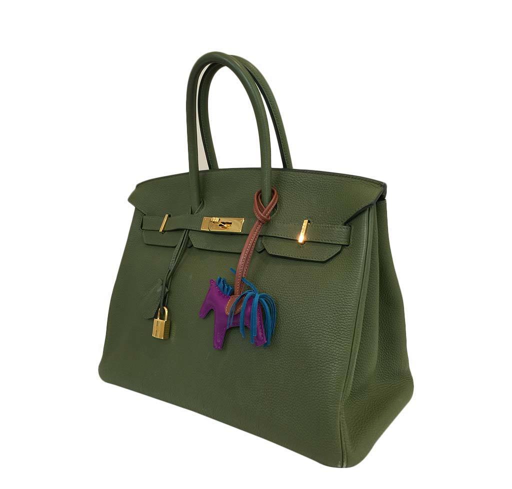Hermès Birkin 35 Bag Canopee Green