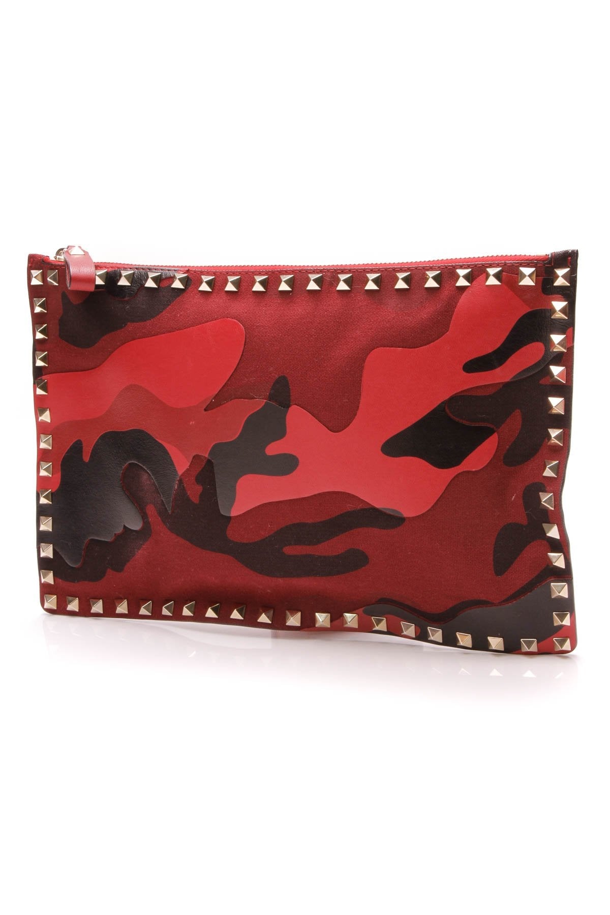 Camouflage Rockstud Pouch - Patchwork