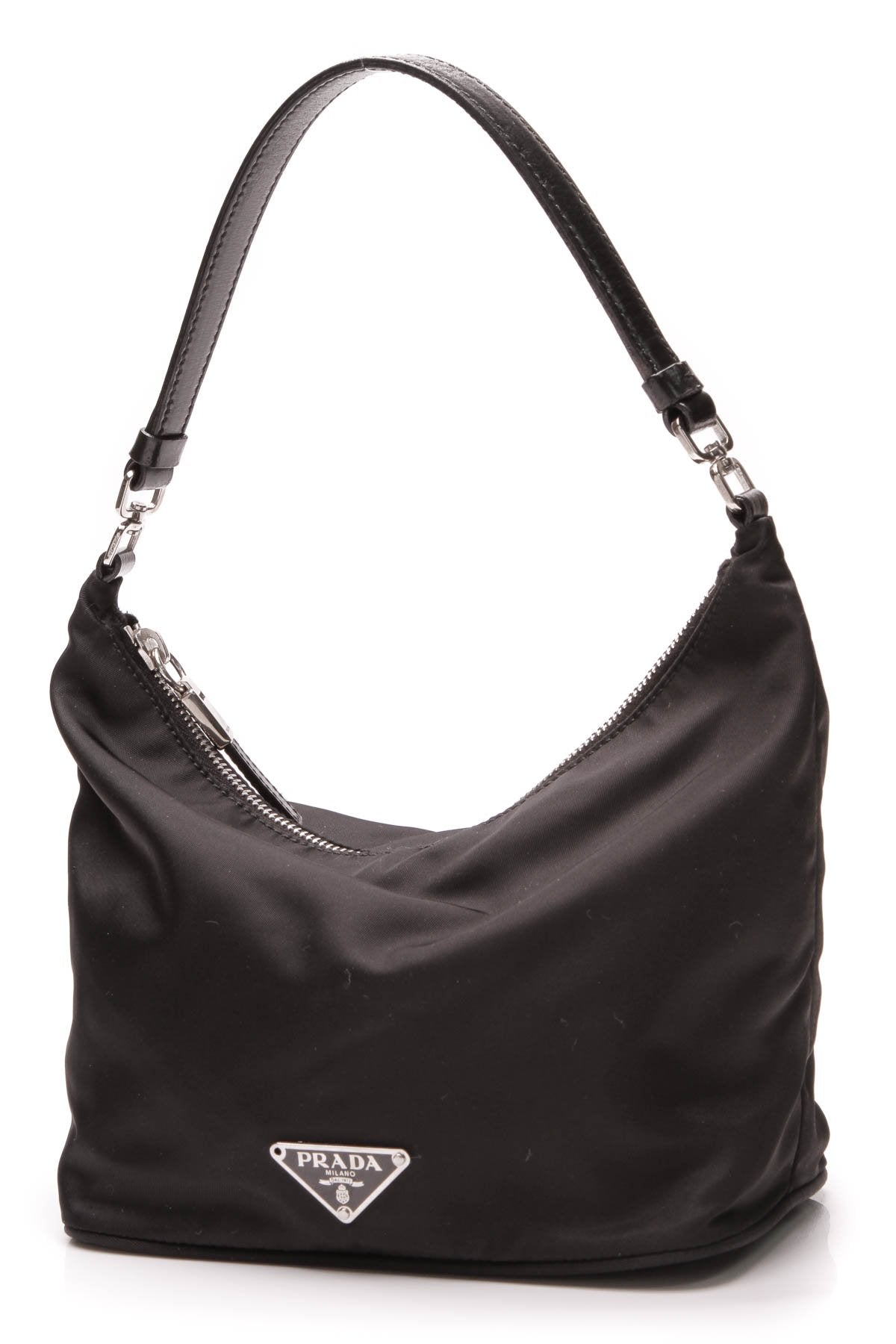 Tessuto Pochette Bag - Black Nylon