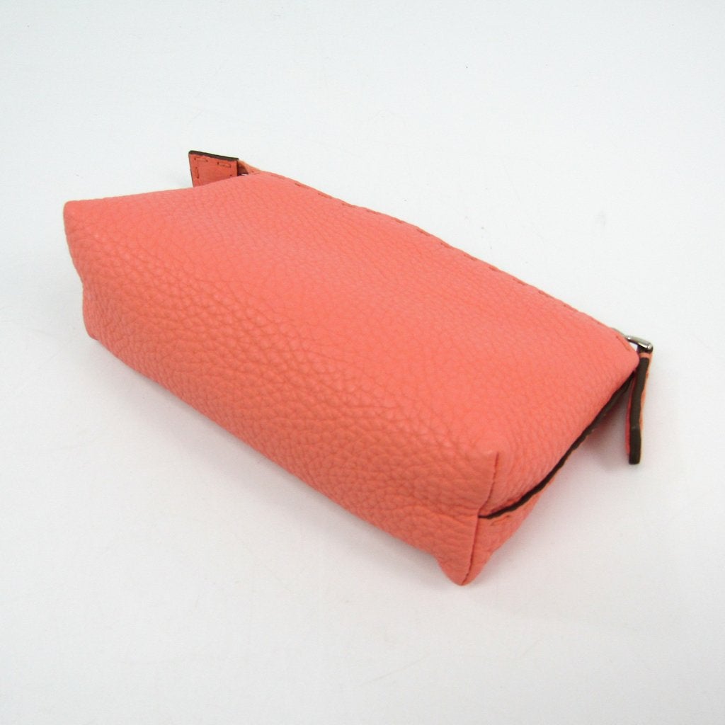 Fendi Pink Selleria Cosmetic Pouch Bag (SHA-12412)