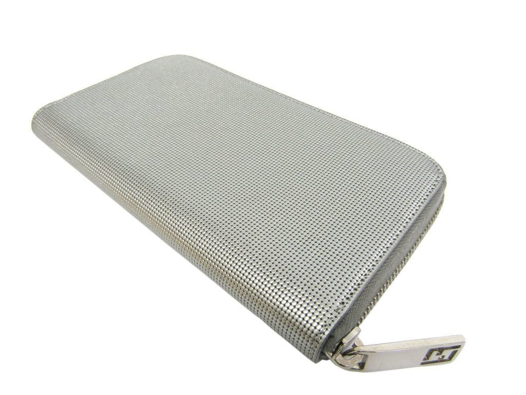 Fendi Metallic Zip Around Wallet (SHA-11614)