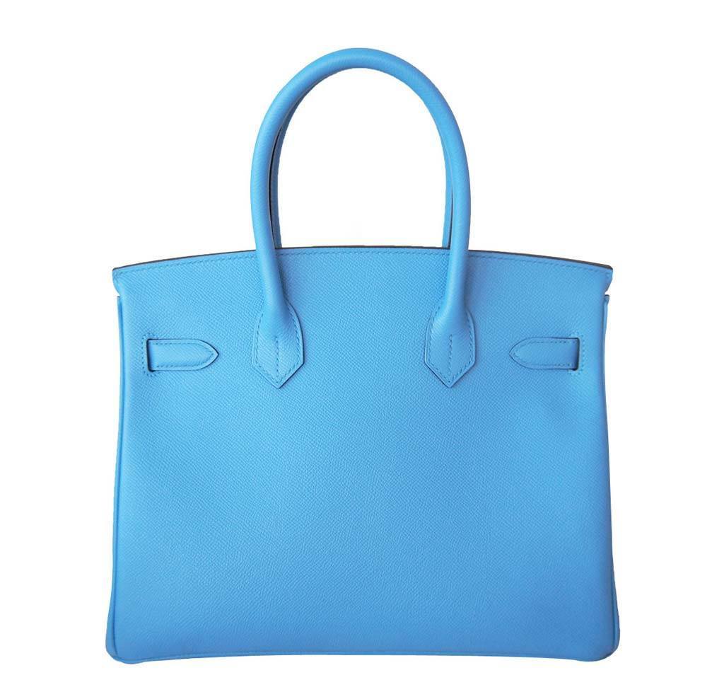Hermès Birkin 30 Blue Paradise Epsom Bag GHW
