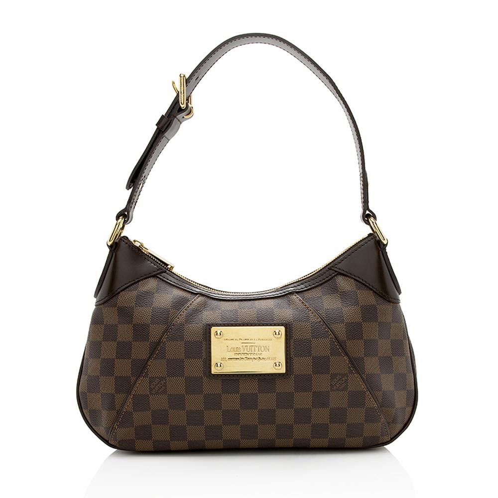 Louis Vuitton Damier Ebene Thames PM Shoulder Bag (SHF-13094)