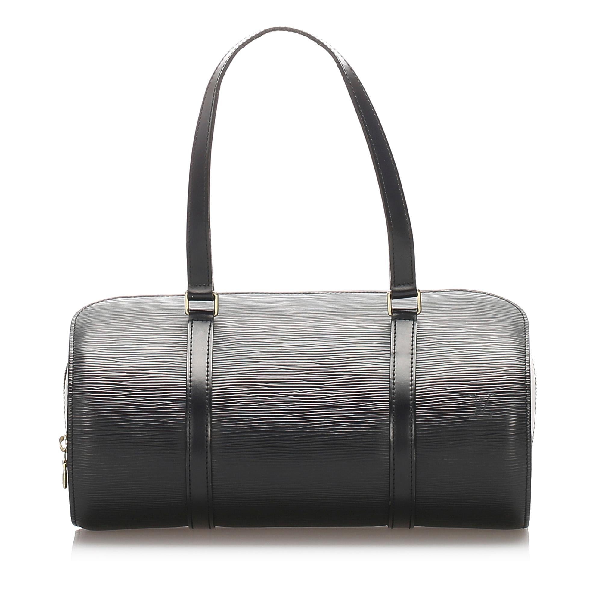 Louis Vuitton Epi Leather Soufflot Satchel (SHG-12217)