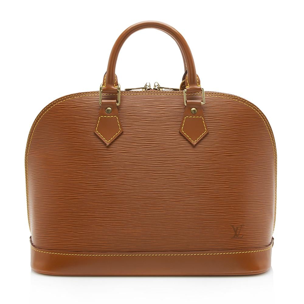 Louis Vuitton Vintage Epi Leather Alma PM Satchel (SHF-11846)