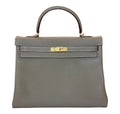 Hermès Kelly 35 Etoupe Togo GHW Bag