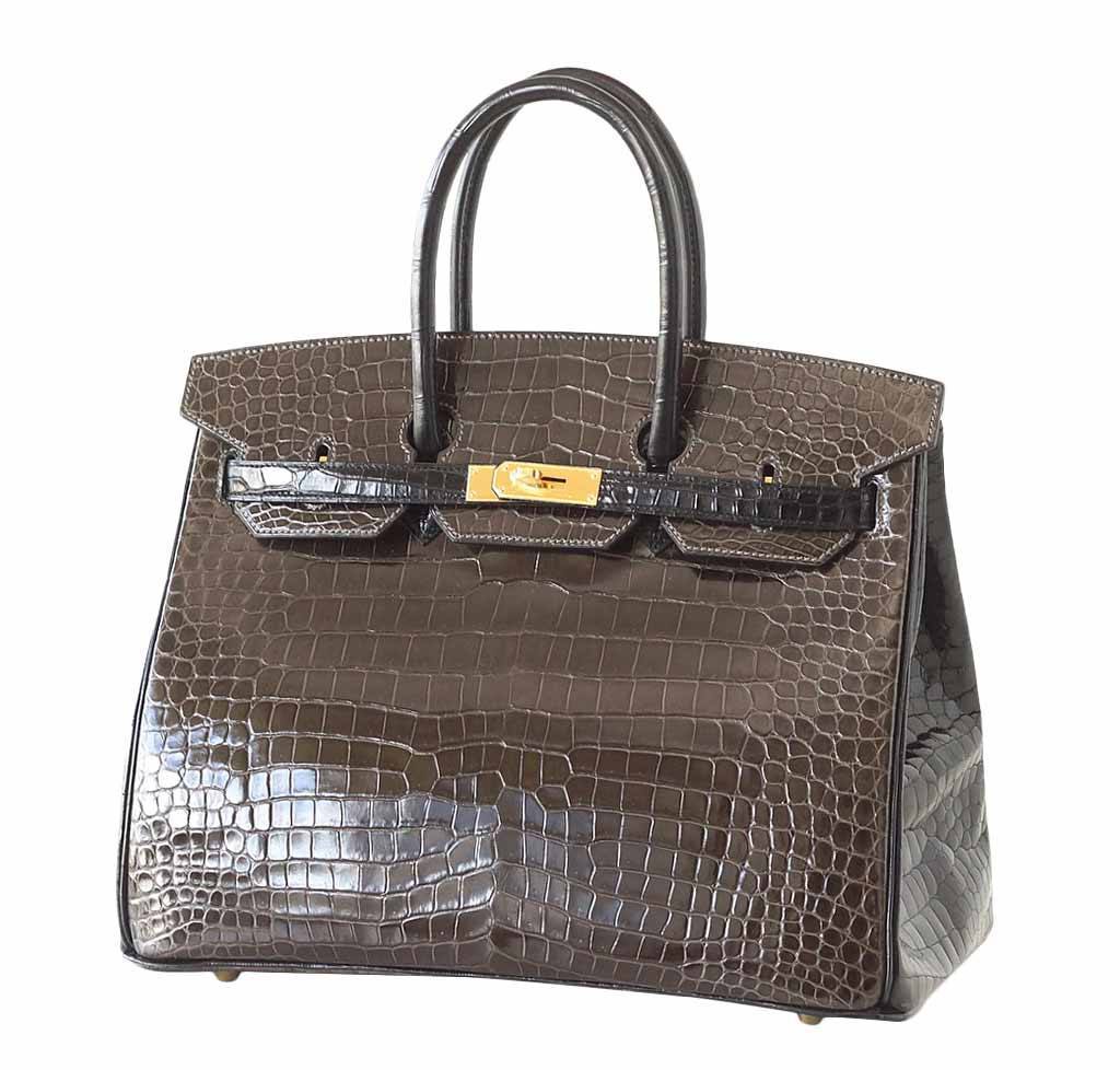 Hermès Birkin 35 Bi-Color Crocodile Special Order Bag
