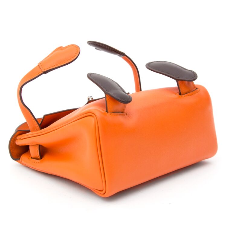 Hermès Idole Kelly Orange Gulliver Bag