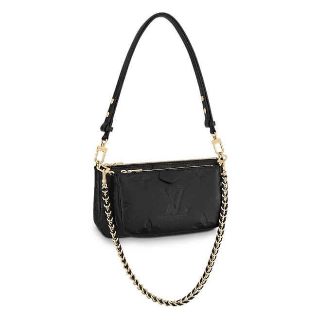 Multi Pochette Accessoires Monogram Empreinte Leather in Black - Handbags M80399 | L*V