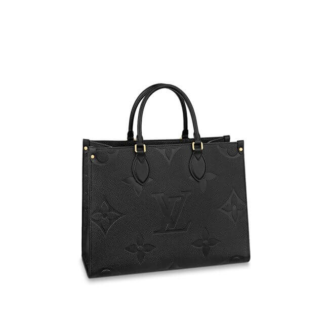 Onthego MM Monogram Empreinte Leather in Black - Handbags M45595 | L*V