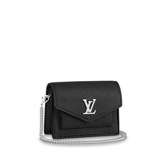 Mini Mylockme Chain Pochette Lockme Leather in Black - Small Leather G –  ZAK BAGS ©️