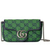 Gucci-Green GG Marmont Multicolour Super Mini Bag - Runway Catalog