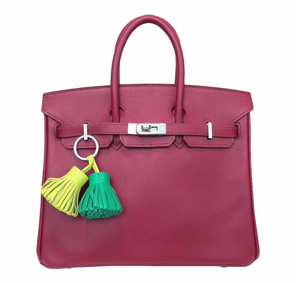 Hermès Birkin 25 Rouge Vif Bag Epsom
