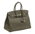 Hermès Birkin 35 Etain Bag PHW