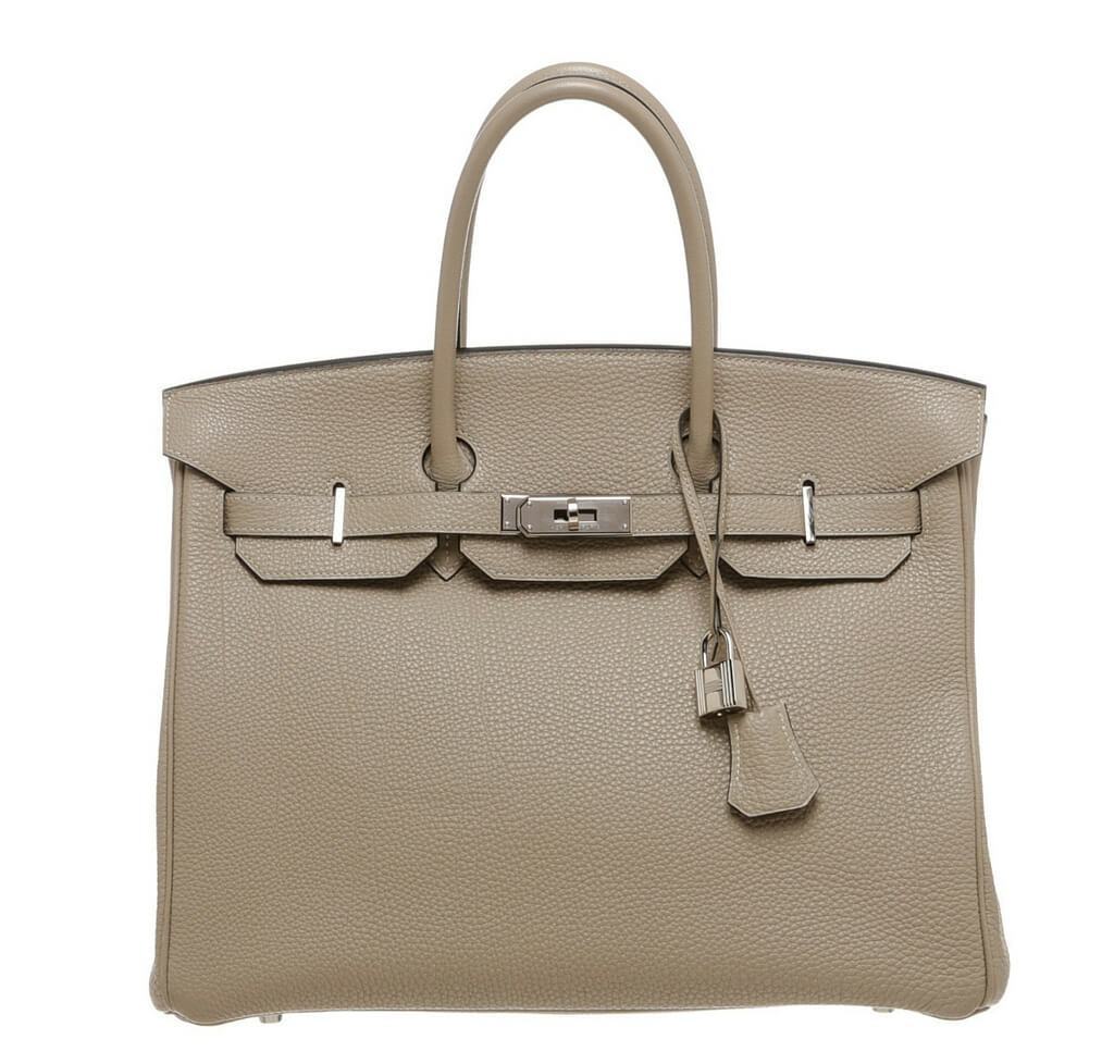 Hermès Birkin 35 Gris Tourterelle Bag PHW