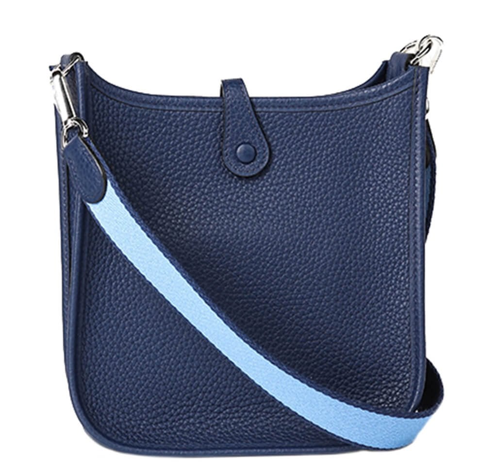 Hermès Evelyne Mini Bag Bleu Saphir Togo