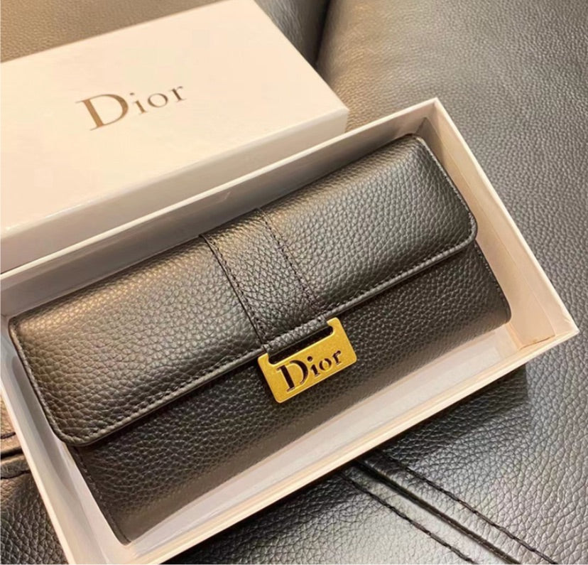 Dior woman leather wallet