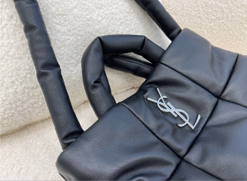 Black leather YSL Handbag
