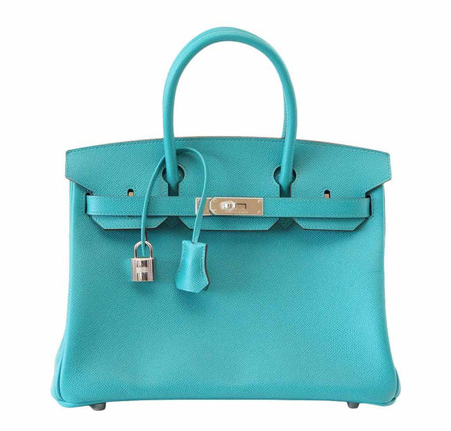 Hermès Birkin 30 Blue Paon Bag